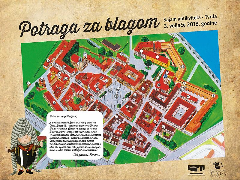 Turistički obilazak Tvrđe: Potraga za carskim blagom! (03.11.)